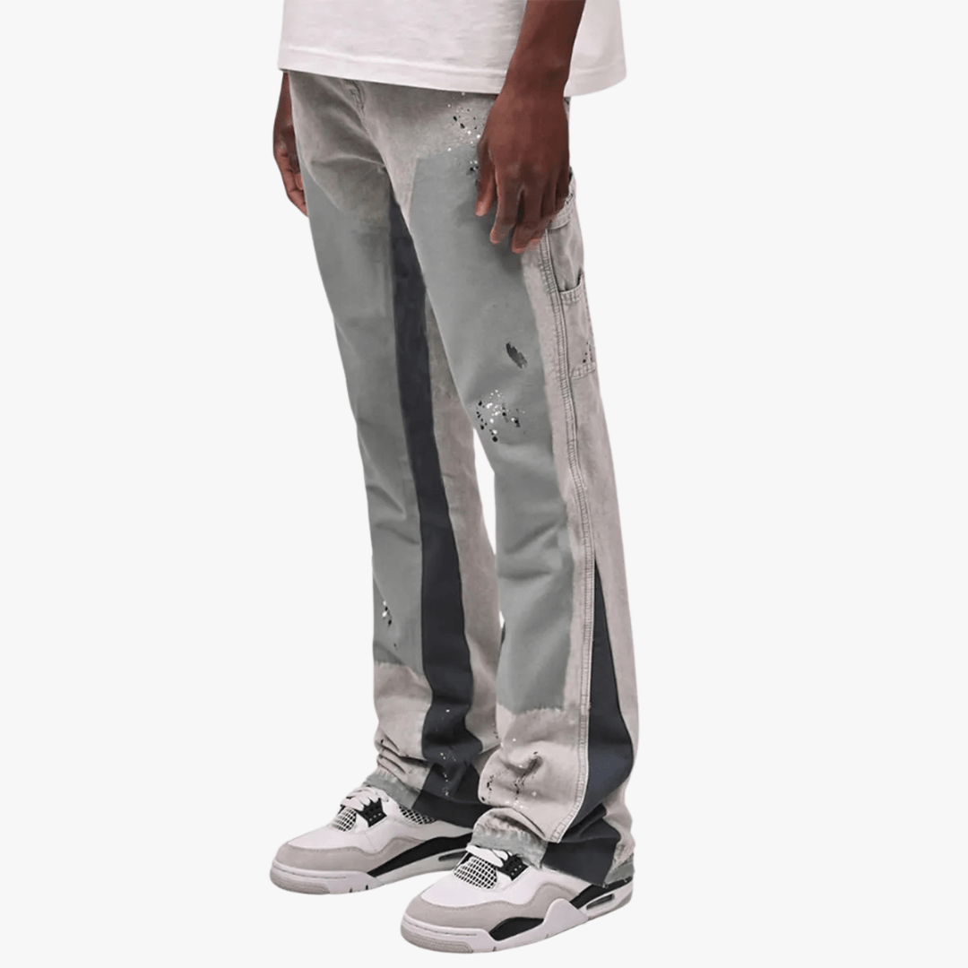 Streetstyle Spijkerbroek | Verfvlekken Effect | Relaxte Pasvorm