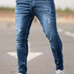 Heren Skinny Jeans met Beschadigde Details | Stretch Denim | Urban Streetwear Vibe