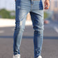 Heren Skinny Jeans met Beschadigde Details | Stretch Denim | Urban Streetwear Vibe