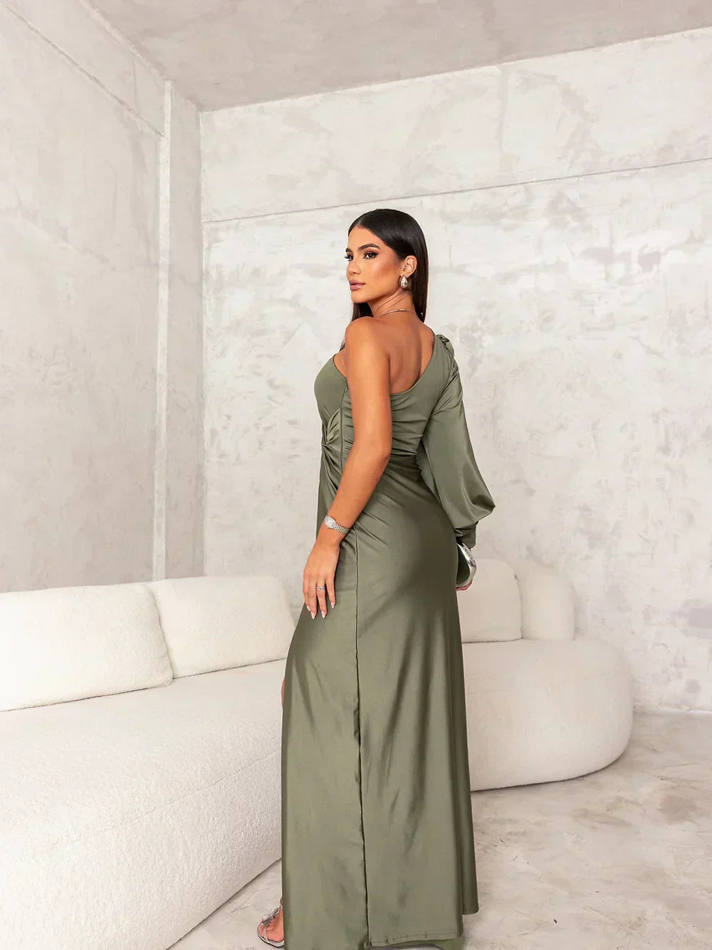 Gala One-Shoulder Dress | Asymmetrisch Design | Luxe Uitstraling