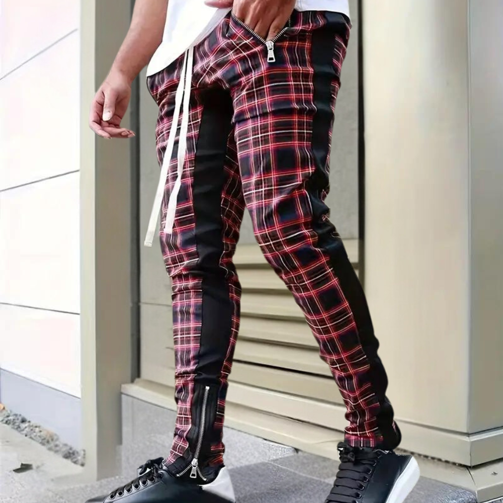 Rebel Check Jogger | Ruitpatroon | Streetwear Comfort