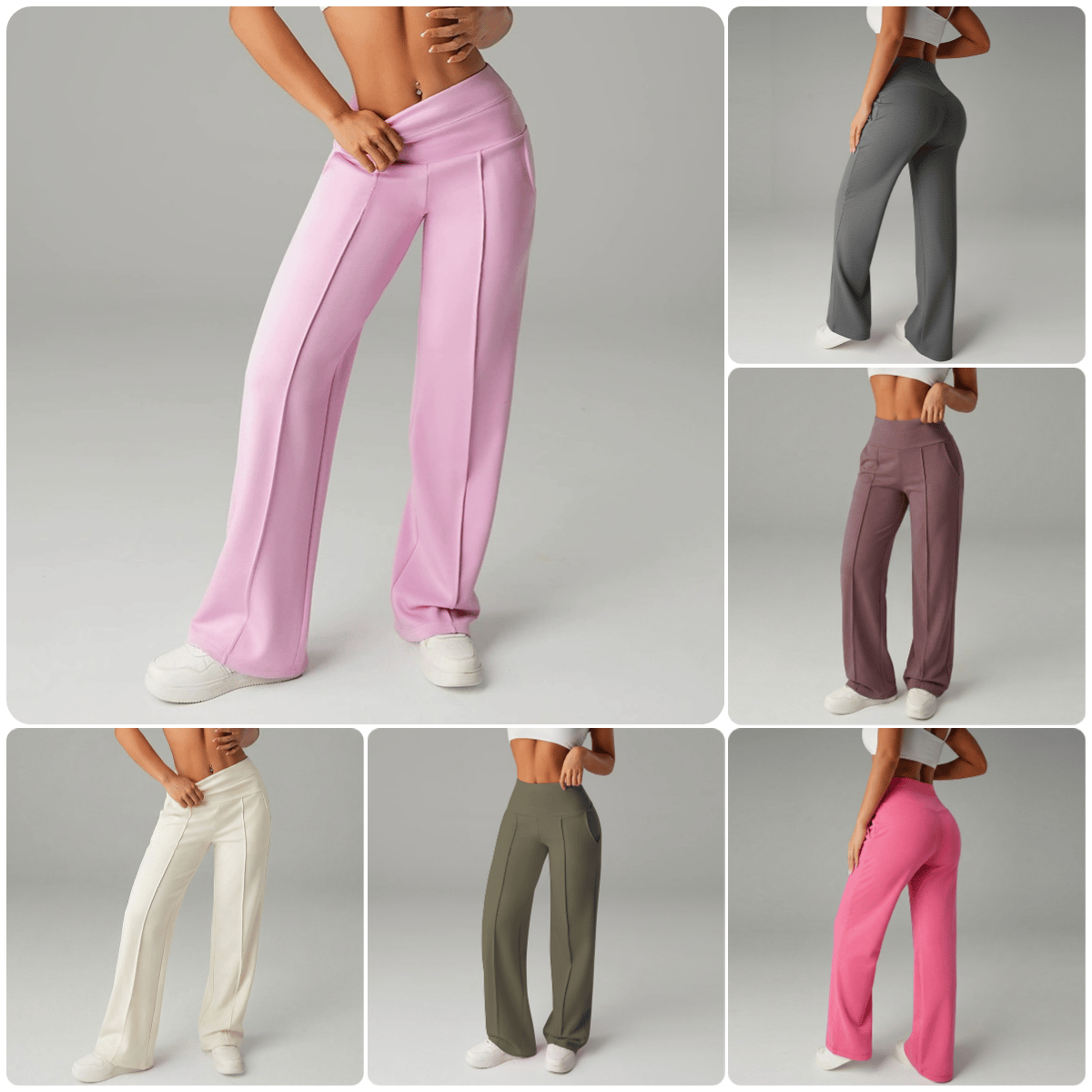 Livia High Waist Comfort Broek - 1+1 Gratis
