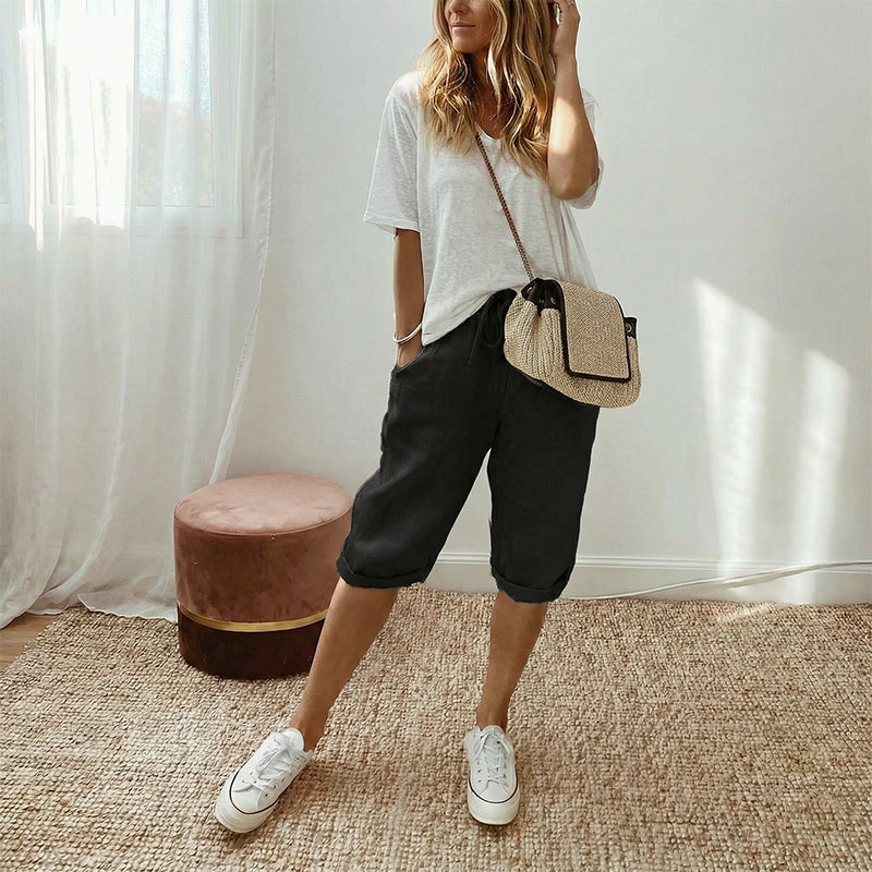 Bianca Linnen Broek - 1+1 Gratis