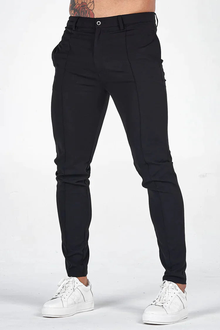 Slim Fit Chino Broek voor Heren | Stretch Comfort | Smart Streetstyle